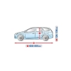 Wodoodporny nieprzemakalny pokrowiec plandeka na samochód Basic Garage L2 (hatchback/kombi) 430-456 cm